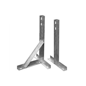 Tower Electronics AEWBT12TK 12 Inch T K Wall Mast Bracket Angle View