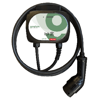 Grohm gw7c compact easy wall box ev charger