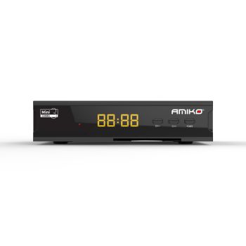Amiko Mini Combo 3 Satellite & Terrestrial/Saorview Set Top Box Front