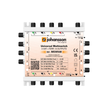 Johansson Legacy Multiswitch 5 Input 8 Output Act/Pas Terrestrial