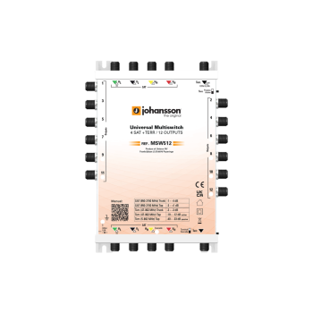 Johansson Legacy Multiswitch 5 Input 12 Output Act/Pas Terrestrial