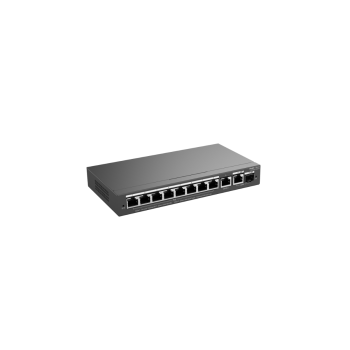 Ruijie RG-ES210GS-P 10-Port Gigabit Smart Cloud Managed PoE Switch Angle