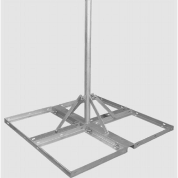Blake Standard NPR Roof Mount - 41"x39" Base, 1M 2" Mast