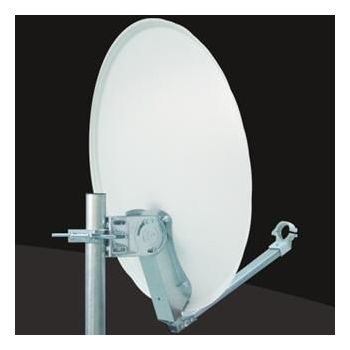 Tower Electronics 60cm Steel Dish - Light Grey, With Logo