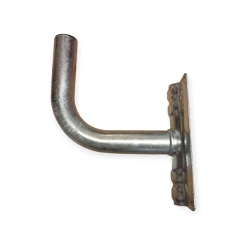 Tower Electronics Hot Dipped 40mm Diameter Satellite Bracket 20cm Standoff Side View