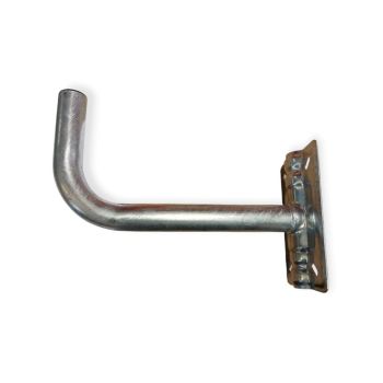 Tower Electronics Hot Dipped 40mm Diameter Satellite Bracket Side View