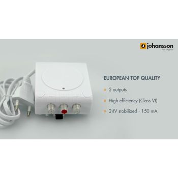 Johansson 2436 24V PSU - 2 Output, 150mA