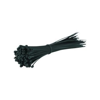 100 300mm Black Cable ties