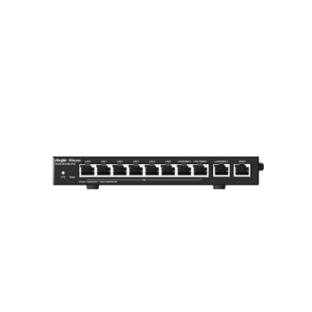 Ruijie Reyee RG-EG310GH-P-E Desktop 10-Port Gigabit PoE+ VPN Router 110W Front