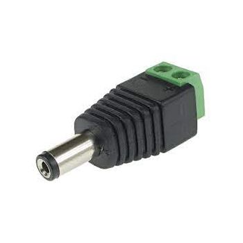 2.1mm Male Power Connector for CCTV Cameras