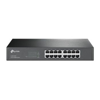 TP-Link TL-SG1016D 16-Port Gigabit Ethernet Switch 19" mount