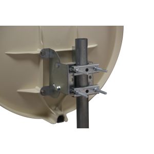 Tower Electronics 60cm Fibreglass Dish With Single LNB - Beige