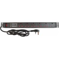 Blake Network Cabinet 19" 1U 6 way PDU UK Plug