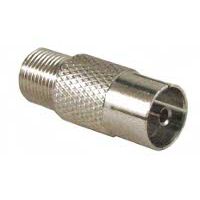"F" female to Coax socket adapter